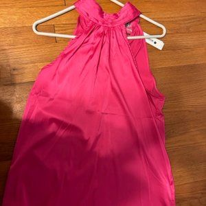 Pink Satin Aqua shirt